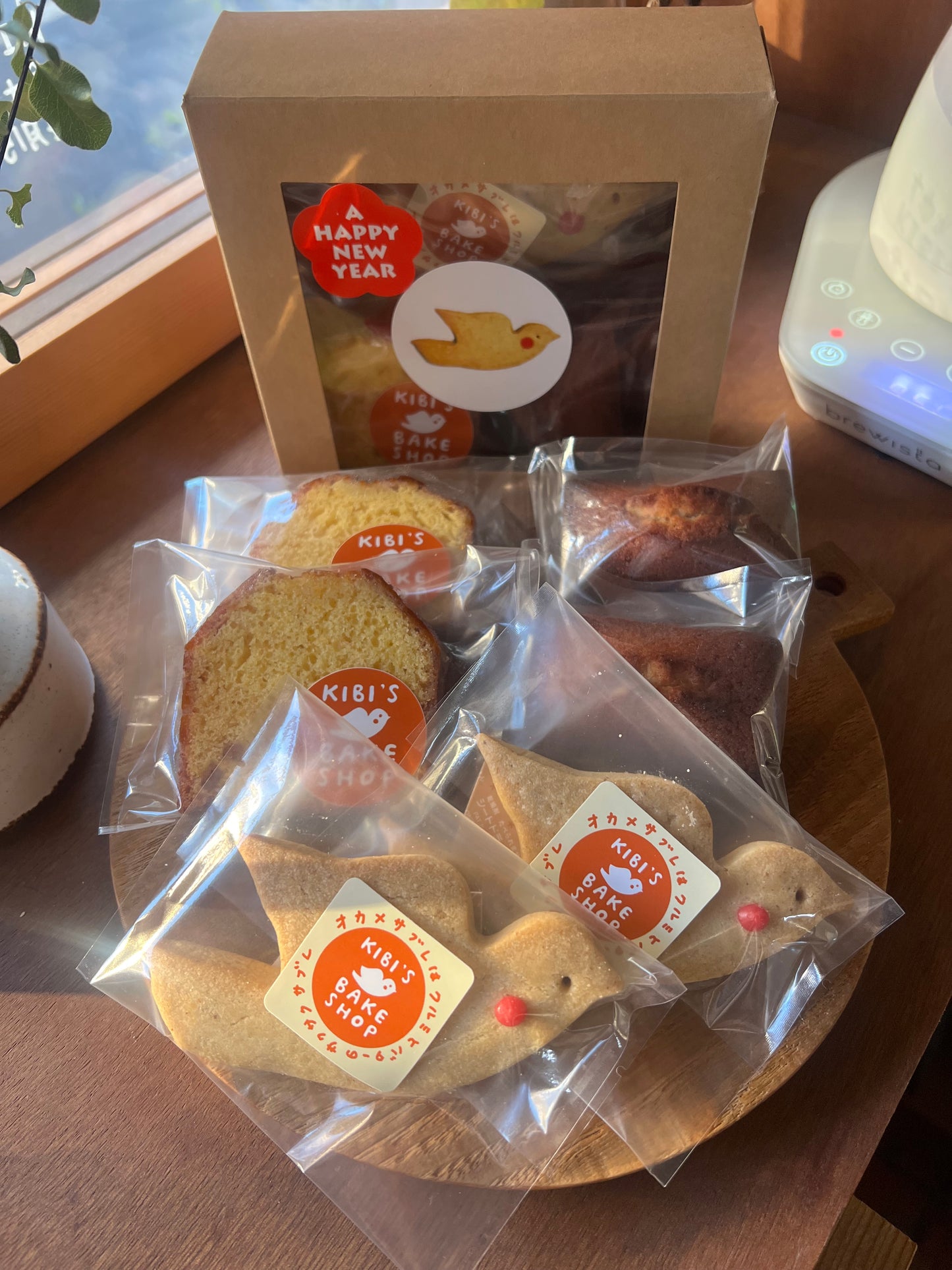 【おすすめオカメBOX】オカメサブレ2羽+広島レモンパウンド2個+フィナンシェ2個