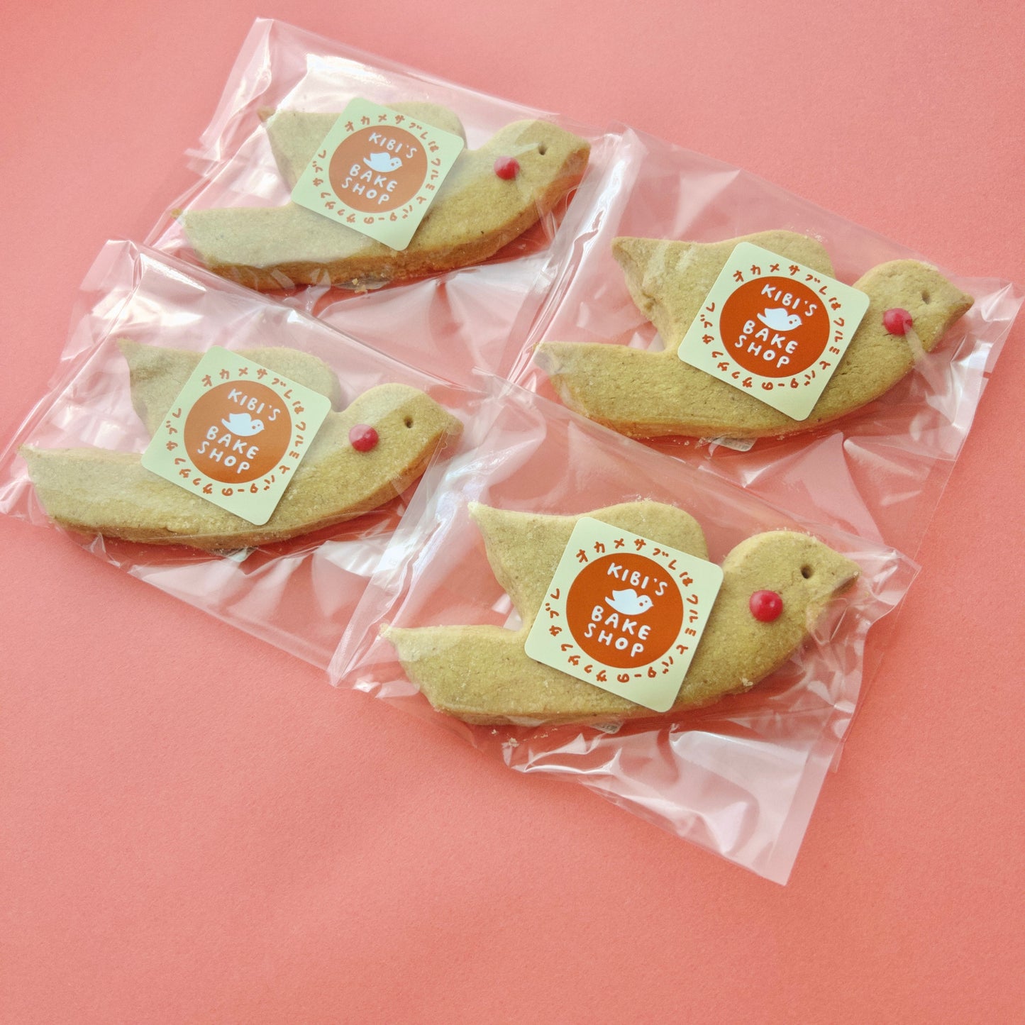【送料込】オカメサブレ4羽クリックポスト便