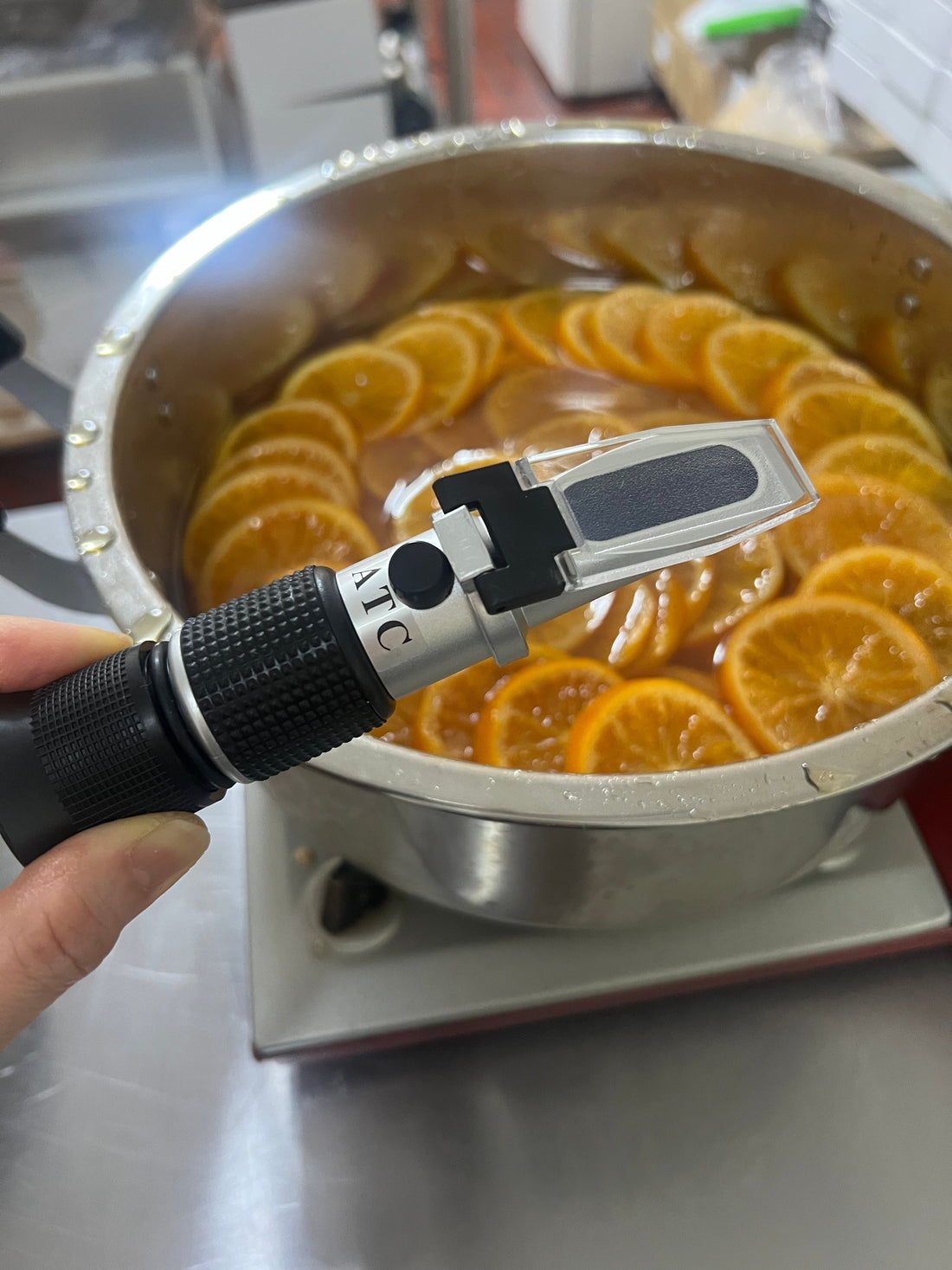 ６　オランジェットの仕込み